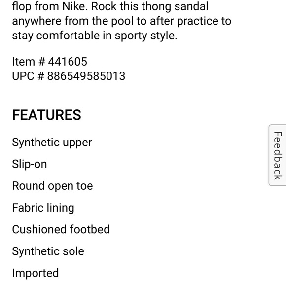 Nike Bella Kai Flip Flops - Picture 2 of 6